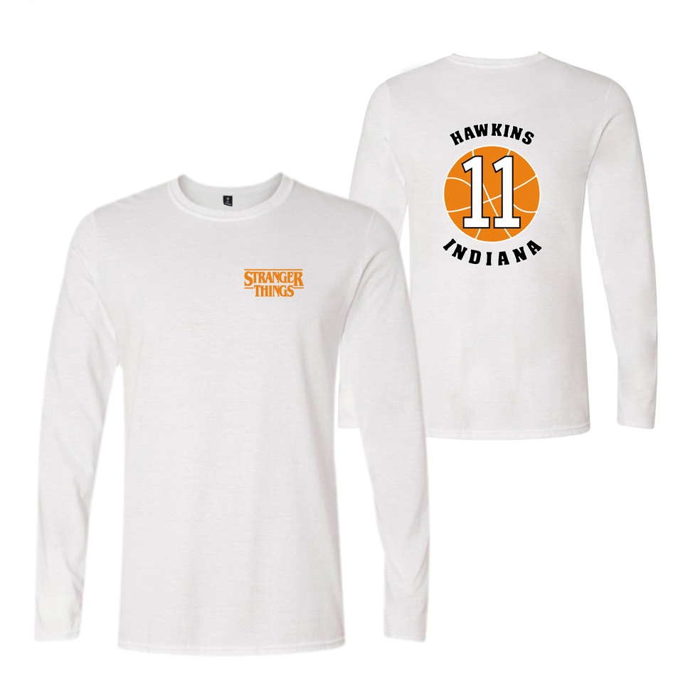 Blackday New Stranger Things Hawkins Indiana Long Sleeve T Shirt Men/Women Cotton Casual Printing Streetwear T-shirt Top Tee, White
Blackday New Stranger Things Hawkins Indiana Long Sleeve T Shirt Men/Women Cotton Casual Printing Streetwear T-shirt Top Tee, White