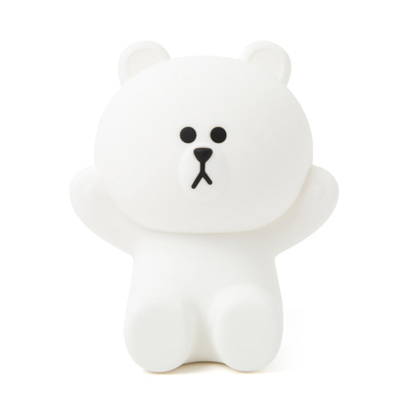 Lovely Bunny Bear Led Night Light USB Cute Bear Soft Lamps Silicone For Baby Kids Bedroom Decor Novelty Gift Drop With Box