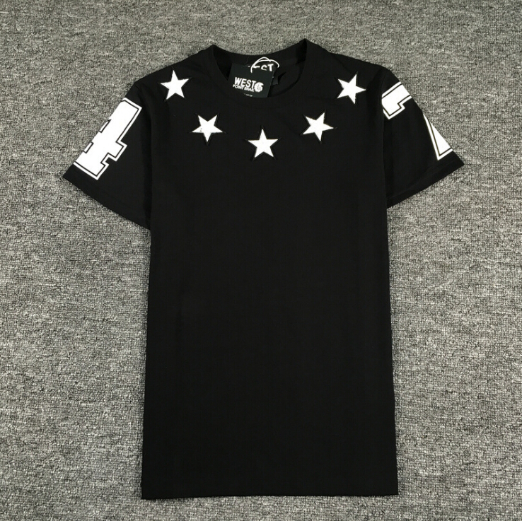 Stars Printing Men Crew Neck T-shirt Short Sleeve 3 Colors Summer Tops Fashion New T-shirt For Men, Black(red)
Stars Printing Men Crew Neck T-shirt Short Sleeve 3 Colors Summer Tops Fashion New T-shirt For Men, Black(red)