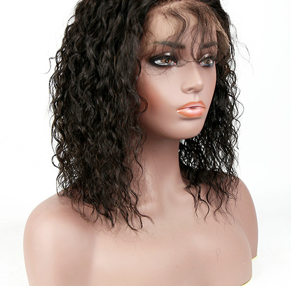 Glueless Lace Front Human Hair Bob Wigs Deep Curly For Black Women With Baby Hairs 130% Density Pre Plucked Brazilian diva1