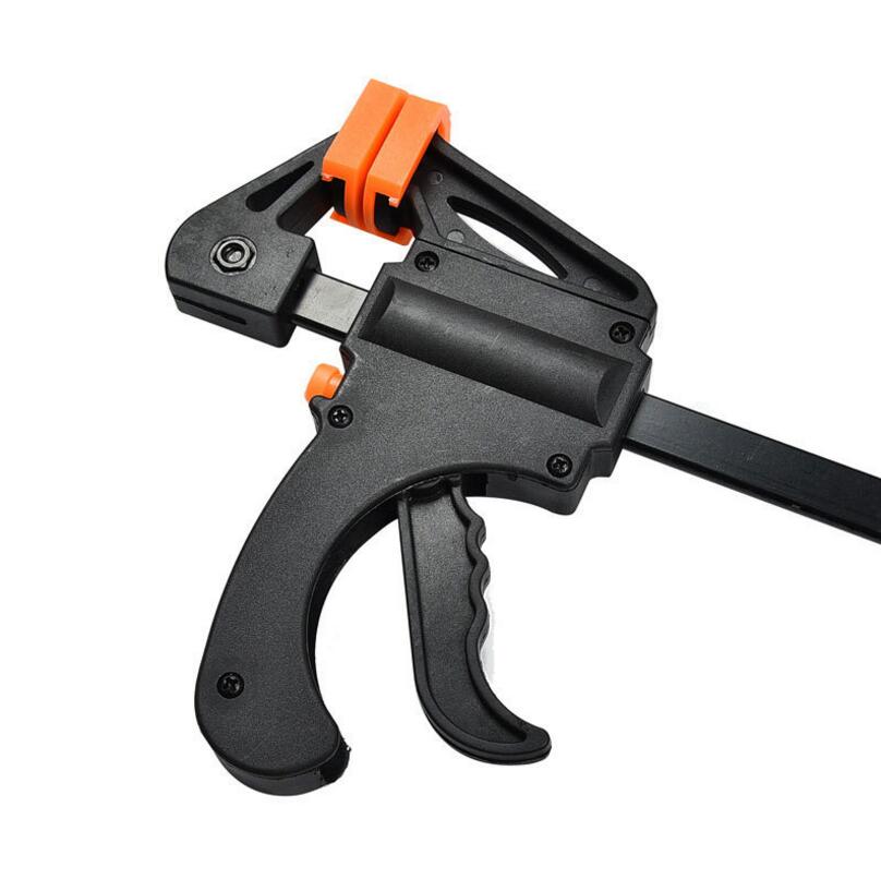 New 4 24Inch Quick Ratchet Release Speed Squeeze Wood Working Work Bar Clamp Clip Kit Spreader Gadget Tool DIY Hand P225915791