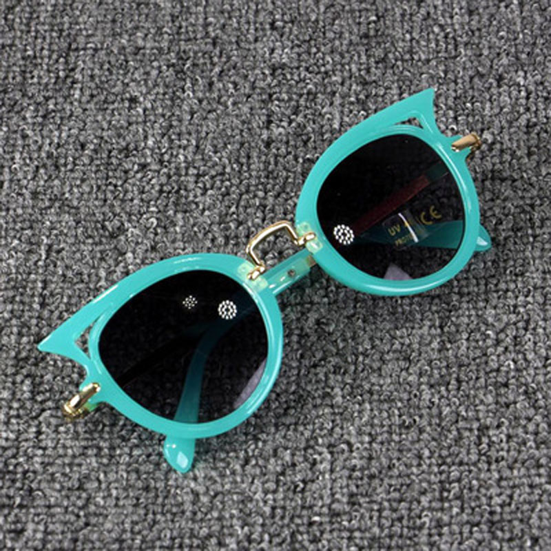 Cat Eye Kids Sunglasses Boy Girl Fashion UV Protection Sun Glasses Simple Cute Eyeglasses Frame Child Eyewear Summer Beach Accessories Z11 H260130