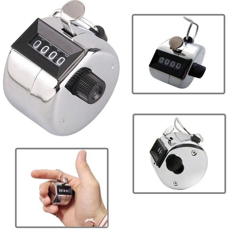 Digits Stainless Counters Professional 4 Digit Hand Held Tally Counter Manual Palm Clicker Number Counting Golf fast shipping
Digits Stainless Counters Professional 4 Digit Hand Held Tally Counter Manual Palm Clicker Number Counting Golf fast shipping