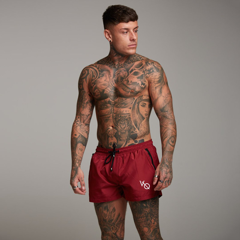 2018 New Mens Fitness Shorts Summer Cool Gyms Bodybuilding Joggers Beach Short Pants Men Slim Crossfit Workout Brand Sweatpants