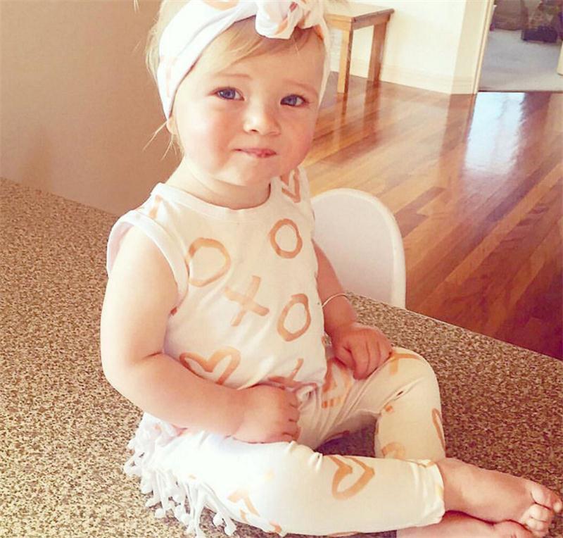 Cute baby Tassel Rompers Newborn Kids Baby Girl Sleeveless Romper heart zero Print Jumpsuit+bowknot Headbands 2pcs/set Outfit Clothes, As pic
Cute baby Tassel Rompers Newborn Kids Baby Girl Sleeveless Romper heart zero Print Jumpsuit+bowknot Headbands 2pcs/set Outfit Clothes, As pic