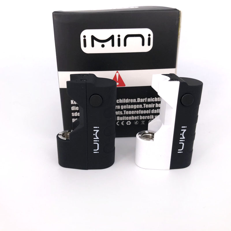Imini 500mAh Box Mod Battery for Thick Oil Cartridges Vaporizer 510 Thread battery fit Liberty V1 Tank TH205 TH210 Wax Atomizer vape battery, Black and white
Imini 500mAh Box Mod Battery for Thick Oil Cartridges Vaporizer 510 Thread battery fit Liberty V1 Tank TH205 TH210 Wax Atomizer vape battery, Black and white