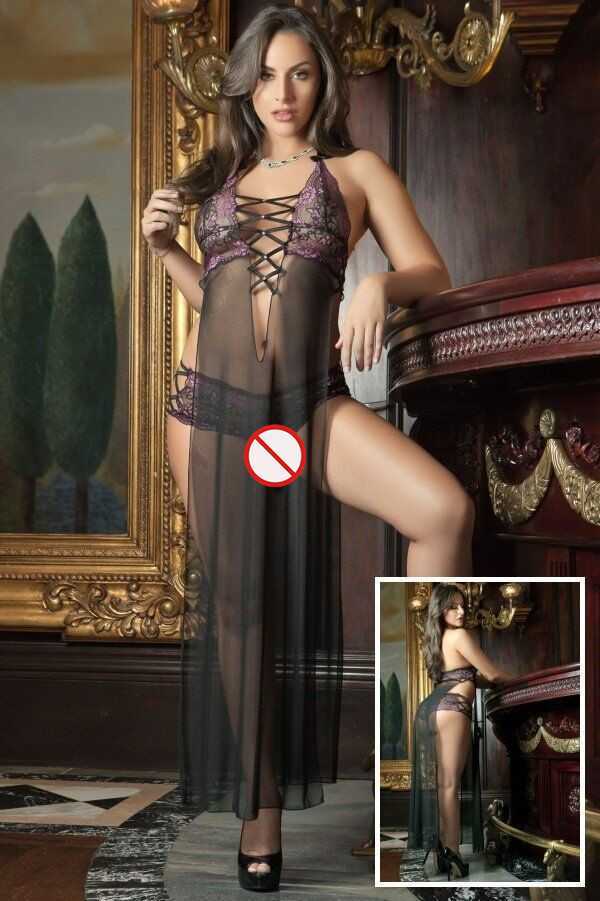 Free shipping New sexy lingerie cosplay Europe and the United States large size sexy lingerie sexy sling mesh long skirt women's pajama, White d489
Free shipping New sexy lingerie cosplay Europe and the United States large size sexy lingerie sexy sling mesh long skirt women's pajama, White d489