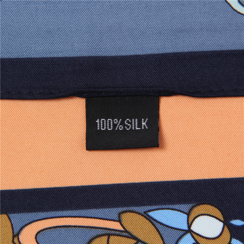 Silk Square Women Floral Print Scarf Foulard Femme Hijabs Vintage Flower Twill Scarves Wholesale 130cm*130cm