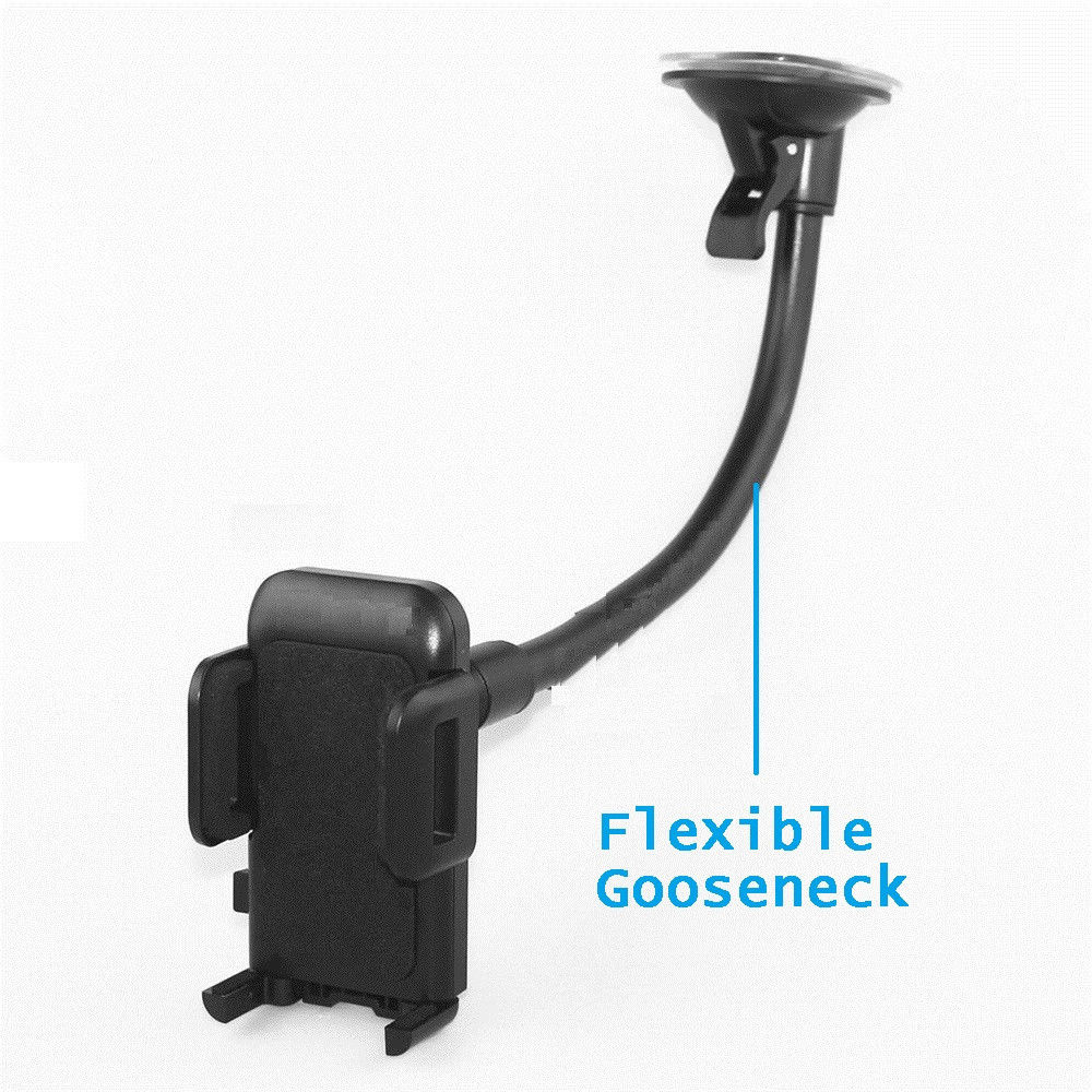 Universal 360° Car Rearview Mirror Mount Stand Holder Cradle For Cell Phone GPS Cell Phone Mounts Holders7602213