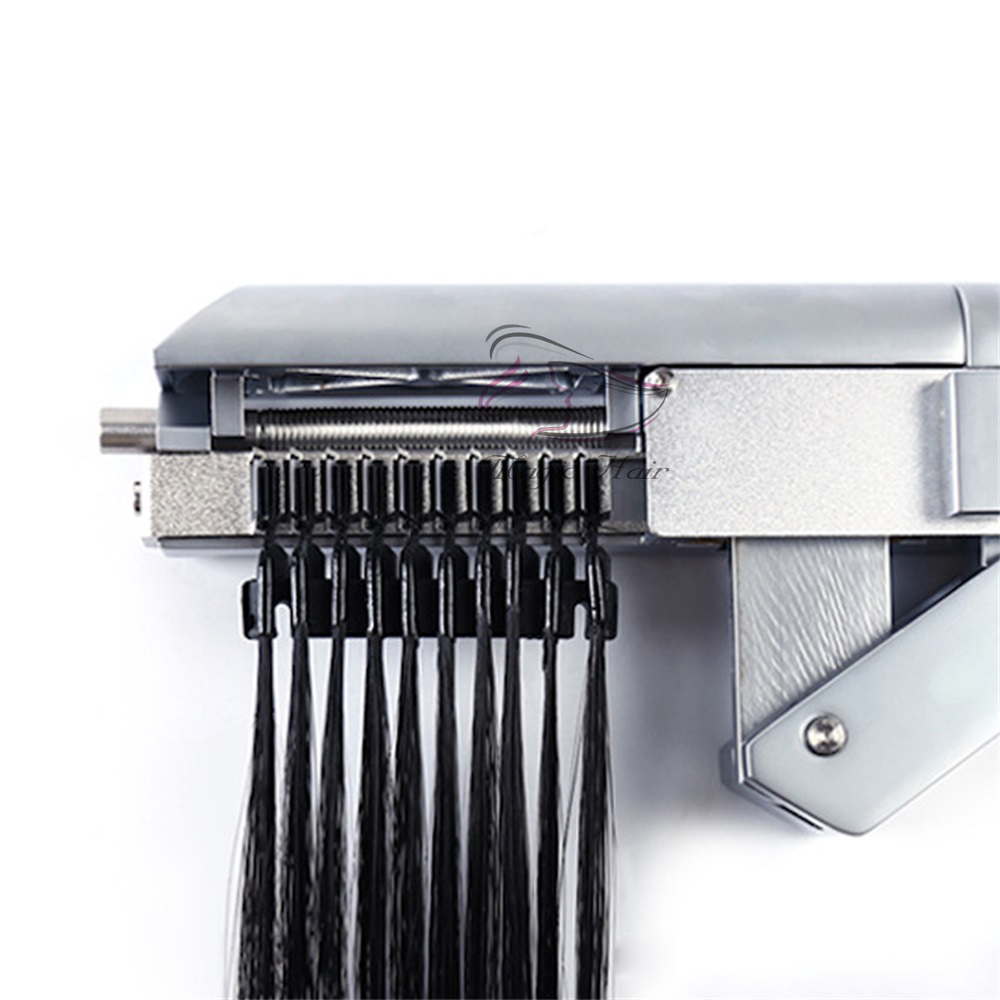 6D Human Hair Extension Machine Connector With Hair Remove Piler No-trace Quick Kit Salon Natural Real Keratin Wig Style Tool