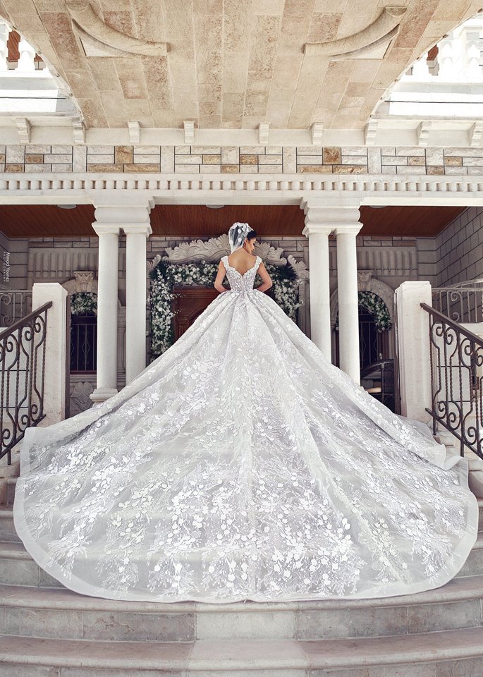 vintage wedding dresses off shoulder lace floral appliques chapel wedding dress customized plus size bridal gowns with cathedral train