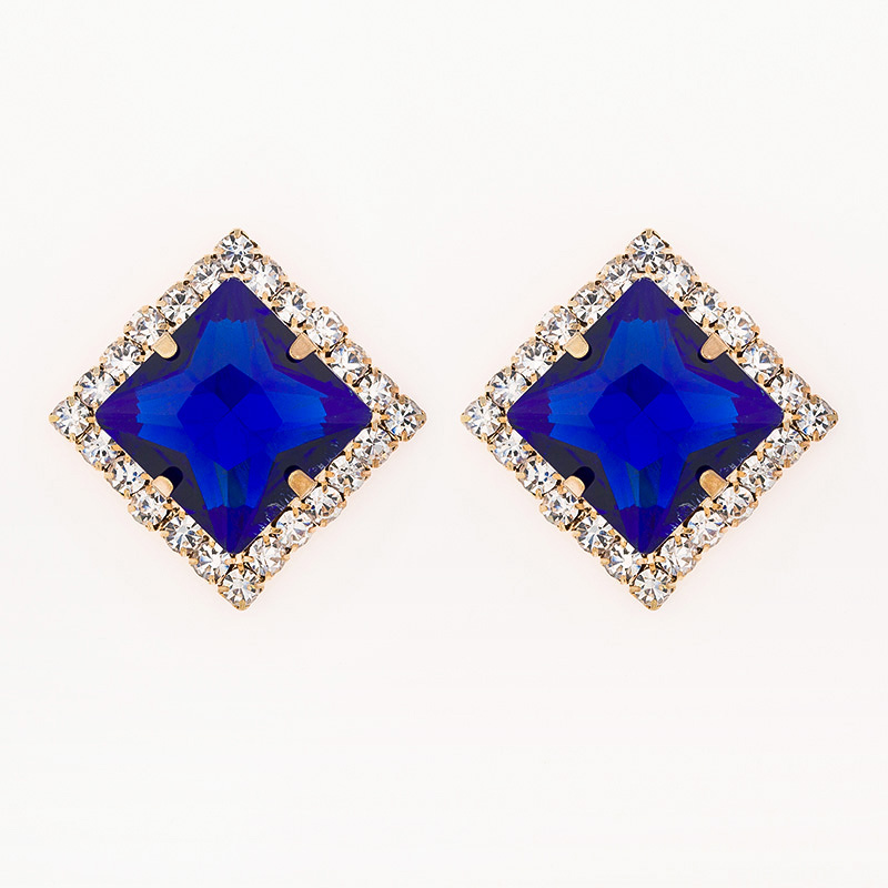 Fashion Big Blue Stone Stud Earrings For Women Occident Super Flash Crystal Earrings Yang Temperament Earrings #E050
Fashion Big Blue Stone Stud Earrings For Women Occident Super Flash Crystal Earrings Yang Temperament Earrings #E050