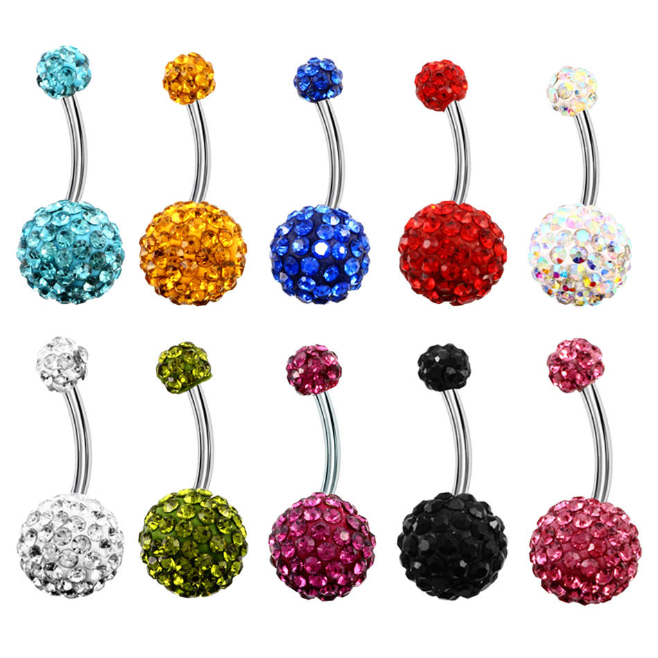 Crystal Rhinestone Woman Navel Belly Button Ring, Auniquestyle Piercing Surgical Steel Real Belly Piercing Navel Ringen Bar Body Jewelry
Crystal Rhinestone Woman Navel Belly Button Ring, Auniquestyle Piercing Surgical Steel Real Belly Piercing Navel Ringen Bar Body Jewelry