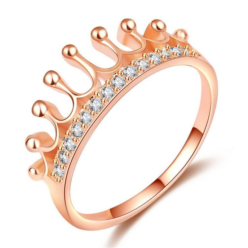 10pcs/lots Crown Wedding band rings for women fashion jewelry Diamonique Cz Rose Gold Filled Female Engagement Party Ring
10pcs/lots Crown Wedding band rings for women fashion jewelry Diamonique Cz Rose Gold Filled Female Engagement Party Ring