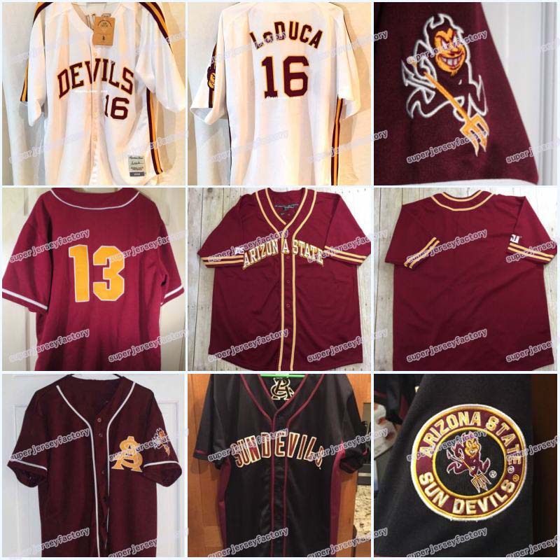 Men Arizona State Sun Devils 2007 College Baseball Jersey Custom 16 LoDuca arizonastate Sundeuils Stitch Sewn High Quality baseball Jersey, 16 white
Men Arizona State Sun Devils 2007 College Baseball Jersey Custom 16 LoDuca arizonastate Sundeuils Stitch Sewn High Quality baseball Jersey, 16 white