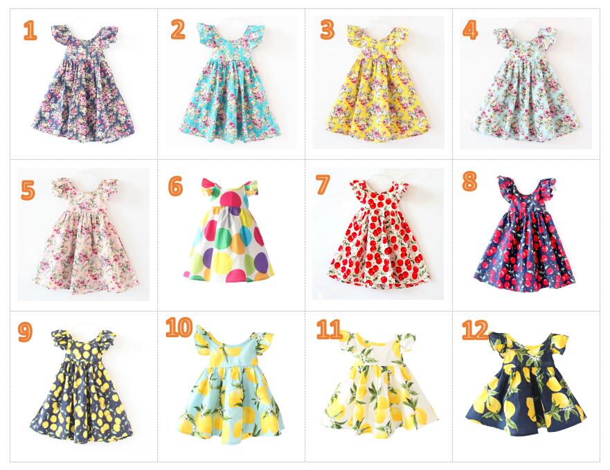 INS Cherry lemon Cotton Backless DRESS girls floral beach dress cute baby summer backless halter dress kids vintage flower 12colors BY0106, As photo
INS Cherry lemon Cotton Backless DRESS girls floral beach dress cute baby summer backless halter dress kids vintage flower 12colors BY0106, As photo