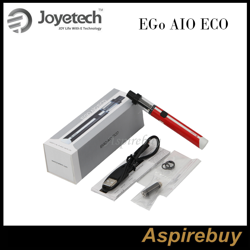 Joyetech eGo AIO ECO Kit All-in-one Vaping Kit 650mah Battery Capacity with 1.2ML Tank Capacity 6.8W Max Output Easy to use 100% Original, Red 
Joyetech eGo AIO ECO Kit All-in-one Vaping Kit 650mah Battery Capacity with 1.2ML Tank Capacity 6.8W Max Output Easy to use 100% Original, Red