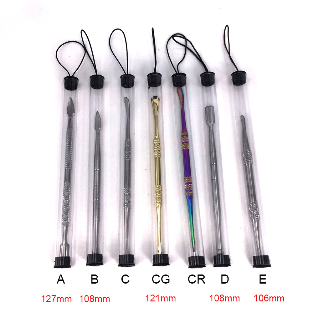 Hot 7 styles dabber tools Wax atomizer ecig stainless steel dab titanium nail cleaning tool with Plastic tube For dry herb vaporizer pen
Hot 7 styles dabber tools Wax atomizer ecig stainless steel dab titanium nail cleaning tool with Plastic tube For dry herb vaporizer pen