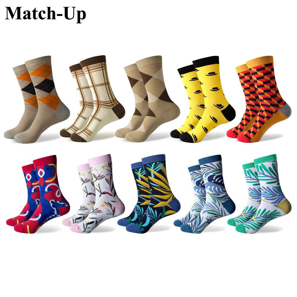 Match-Up Men's Funny Combed Cotton Brand Socks Balloon Diamond Casual Crew Socks Novelty Dress Party (10 Pairs/lot), Multi
Match-Up Men's Funny Combed Cotton Brand Socks Balloon Diamond Casual Crew Socks Novelty Dress Party (10 Pairs/lot), Multi