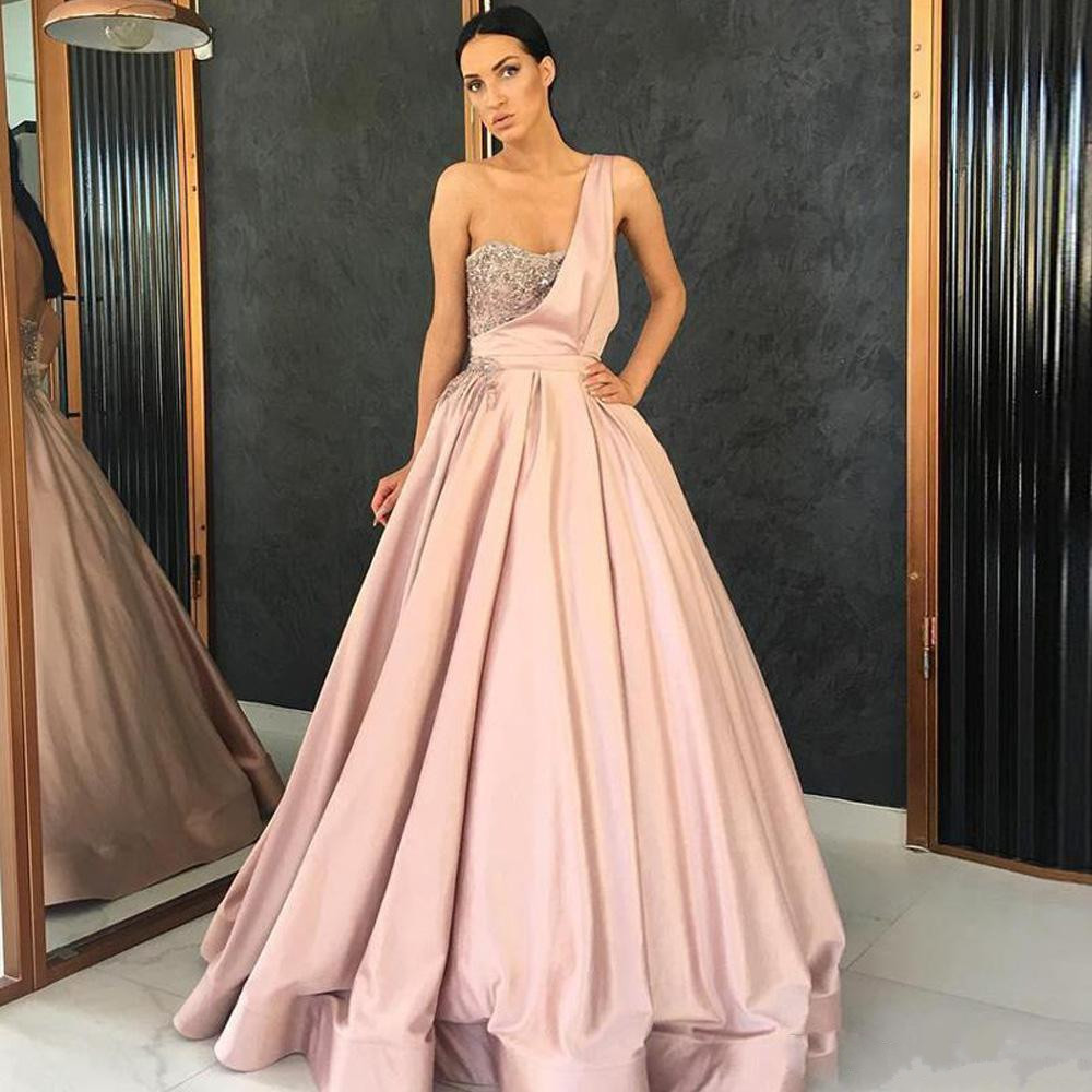 Blush Pink One Shoulder Prom Dresses Appliqued Beaded A Line Evening Gowns Formal Prom Party Dress, Lavender
Blush Pink One Shoulder Prom Dresses Appliqued Beaded A Line Evening Gowns Formal Prom Party Dress, Lavender