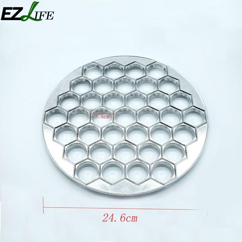 Diy Aluminum 37 Holes Dumpling Mould Tools Dumplings Maker Ravioli Mold Pelmeni Dumplings Tools Make Pastry Dumpling CHW8448