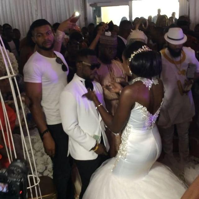 Gorgeous 2018 High Neck Rhinestones Beaded Wedding Dresses Mermaid Tulle Court Train Africa Top Wedding Bridal Gown Custom Made