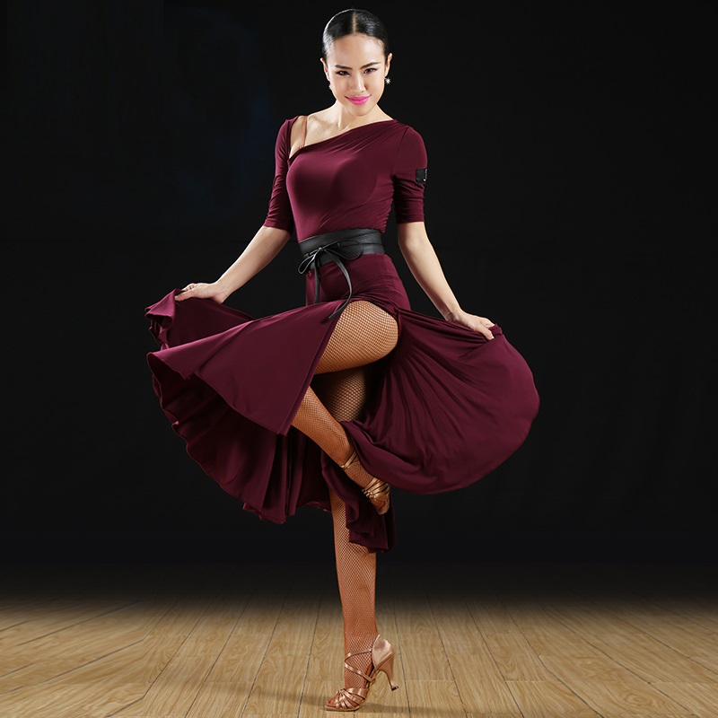 latin dance dress latin salsa dress women dance wear competition samba costumes fringe tango, Black
latin dance dress latin salsa dress women dance wear competition samba costumes fringe tango, Black
