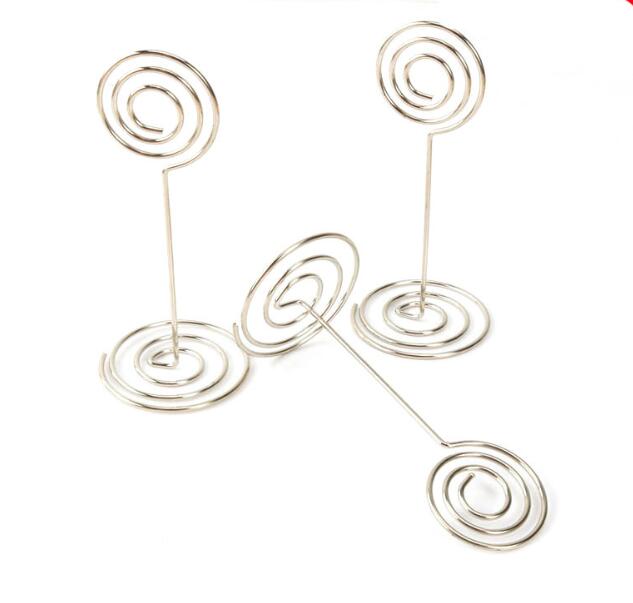 Place Card Holder Wedding Place Card Table Number Holder Photo Memo Holder Number Name Clips Base