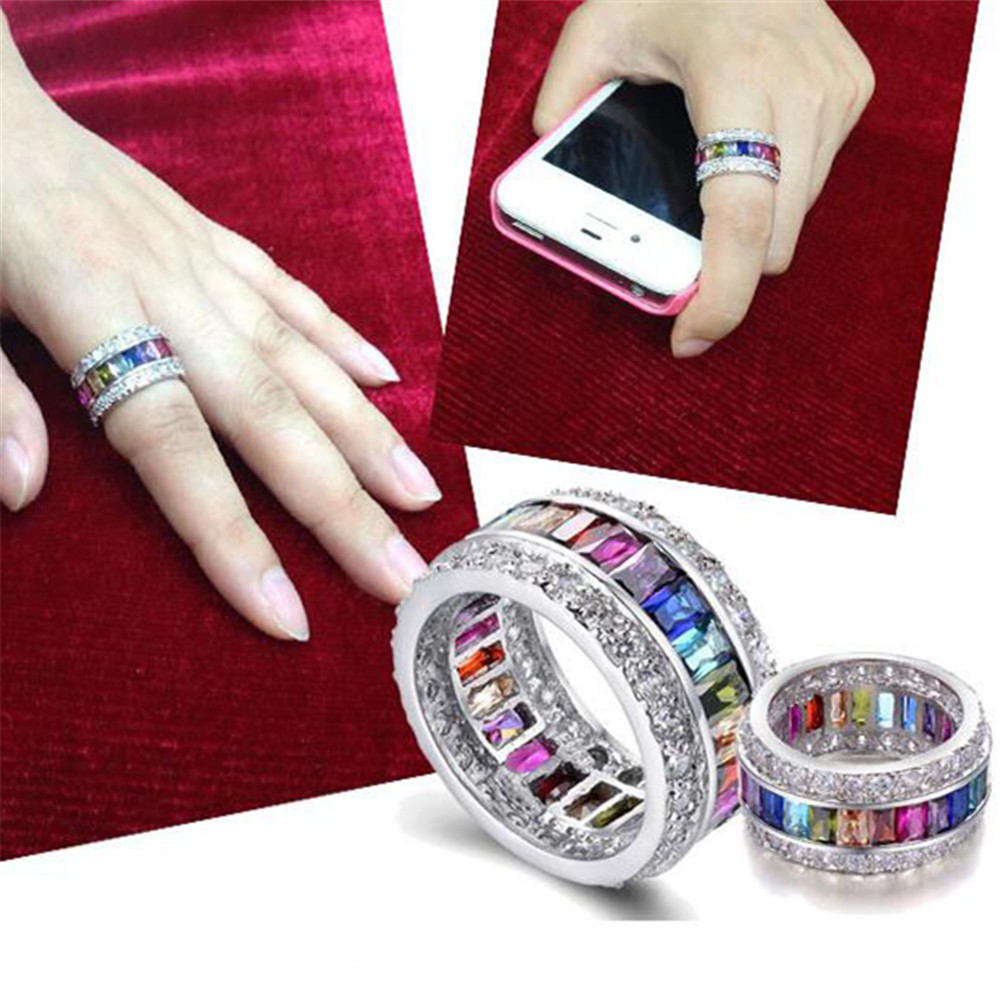 Morganite Colorful Topaz Garnet Amethyst Ruby Kunzite Aquamarine Silver Plated Ring Size 6 7 8 9 10 11 12 AG-0402
Morganite Colorful Topaz Garnet Amethyst Ruby Kunzite Aquamarine Silver Plated Ring Size 6 7 8 9 10 11 12 AG-0402