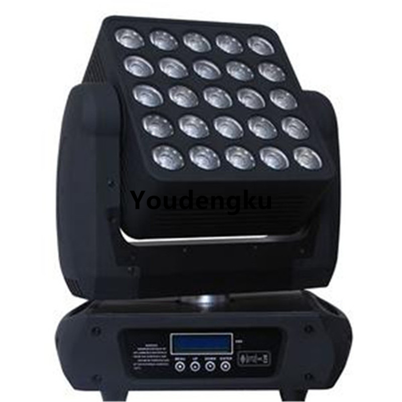 DMX512 stage King Panel Matrix 5x5 led movinghead 25pcs x 10w 4 in 1 led matrix moving head beam light