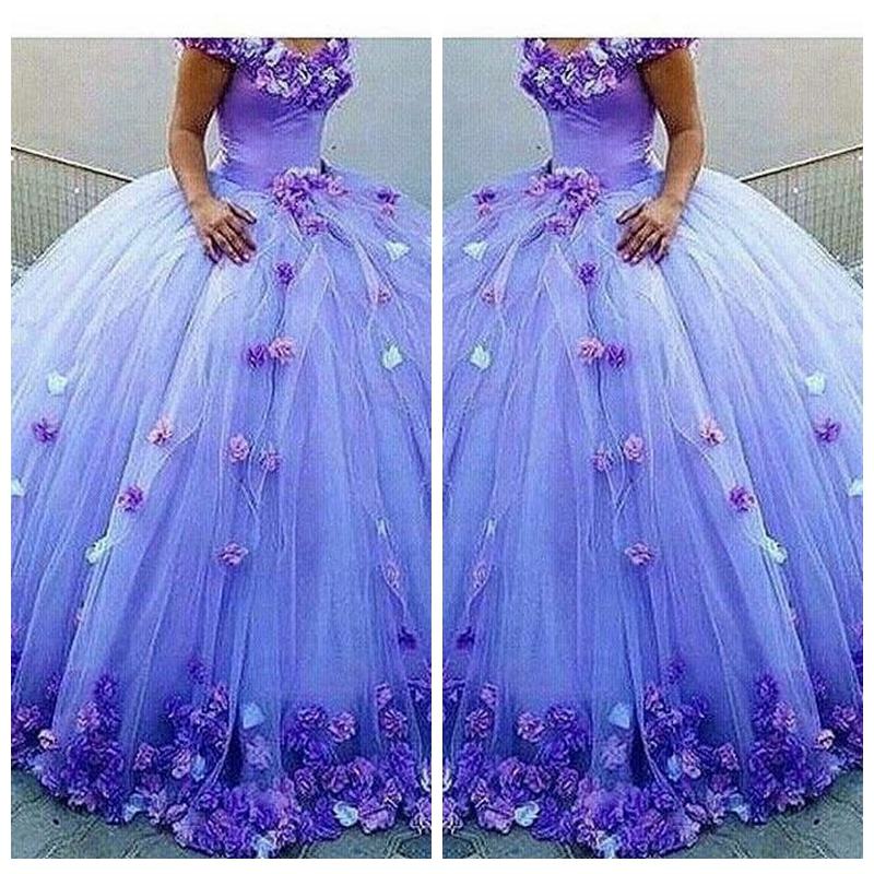 Ball Gown Puffy Tulle Quinceanera Dresses 3D Handmade Flowers Adorned Lace Up Back Vestidos De Quinceanera Party Gowns 16 Sweet Big, Blue
Ball Gown Puffy Tulle Quinceanera Dresses 3D Handmade Flowers Adorned Lace Up Back Vestidos De Quinceanera Party Gowns 16 Sweet Big, Blue