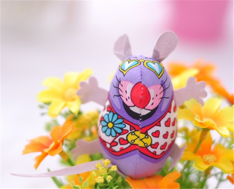 New sale high quality Cat Colorful Mouse shape Funny Toy children Canvas toys Pet Supplies T3I0067