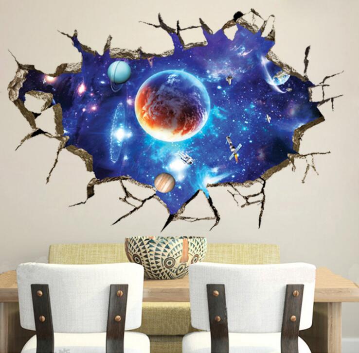 90CM 3D Star Universe Series Broken Wall Stickers for Kids Baby Rooms Bedroom Home Decor Decoration Decals Mural Poster Wall Sticker Decal
90CM 3D Star Universe Series Broken Wall Stickers for Kids Baby Rooms Bedroom Home Decor Decoration Decals Mural Poster Wall Sticker Decal