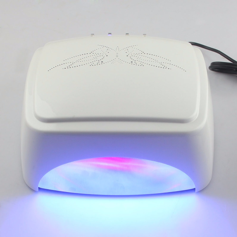 60W Nail Dryer CCFL+LED UV Lamp Drying Nail Gel Polish with Auto-induction LED for Manicure Salon Nail Art Tools Y18100907, White eu plug
60W Nail Dryer CCFL+LED UV Lamp Drying Nail Gel Polish with Auto-induction LED for Manicure Salon Nail Art Tools Y18100907, White eu plug