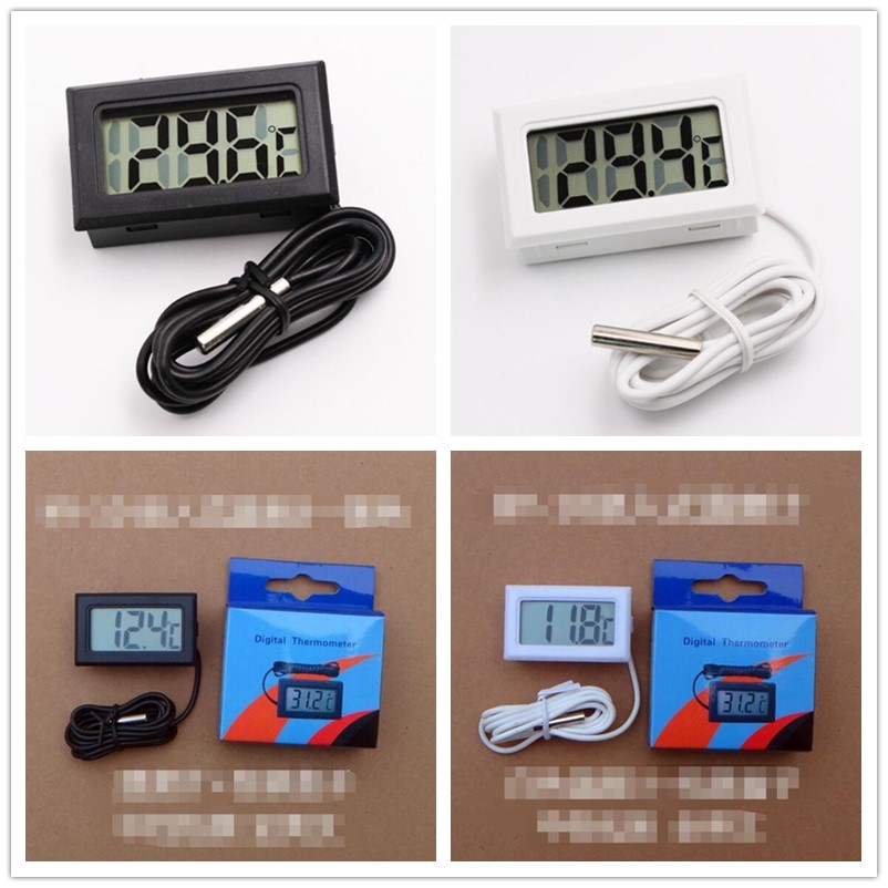 

Digital LCD Screen Thermometer Refrigerator Fridge Freezer Aquarium FISH TANK Temperature -50~110C GT With Retail BOX 1M Cable