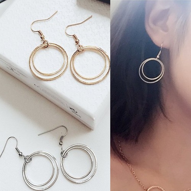 Roliza 18k Gold Plated Flat Double Circles Polished Hoop Earrings For Women Girls Fashion Jewelry
Roliza 18k Gold Plated Flat Double Circles Polished Hoop Earrings For Women Girls Fashion Jewelry
