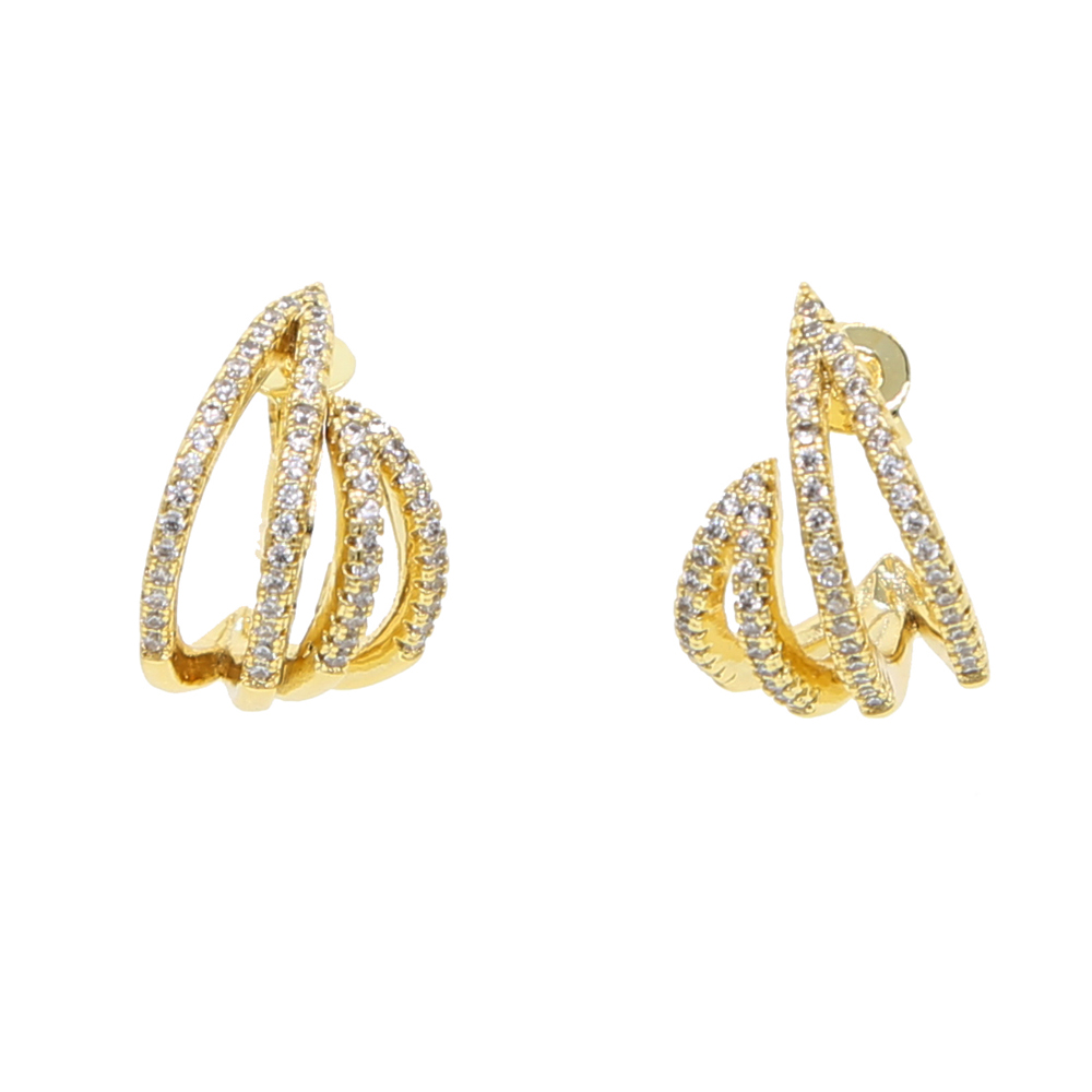 fashion bud flower stud earriing arround ear new design gorgeous elegance women gift studs fashion jewelry