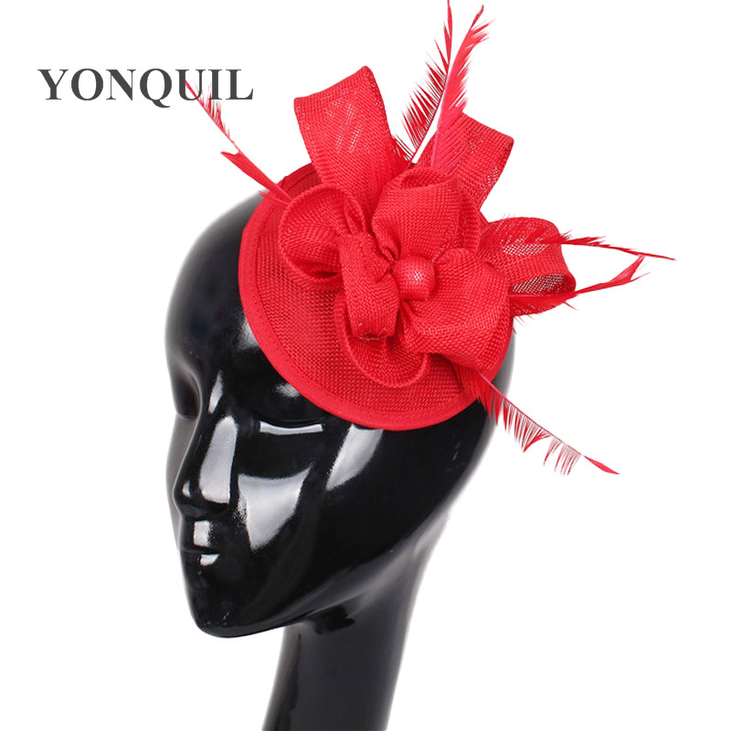 Fascinator Imitation Sinamay hat women's hair accessories feather decorative headwear bride wedding DIY millinery handmade hair clips cute
Fascinator Imitation Sinamay hat women's hair accessories feather decorative headwear bride wedding DIY millinery handmade hair clips cute