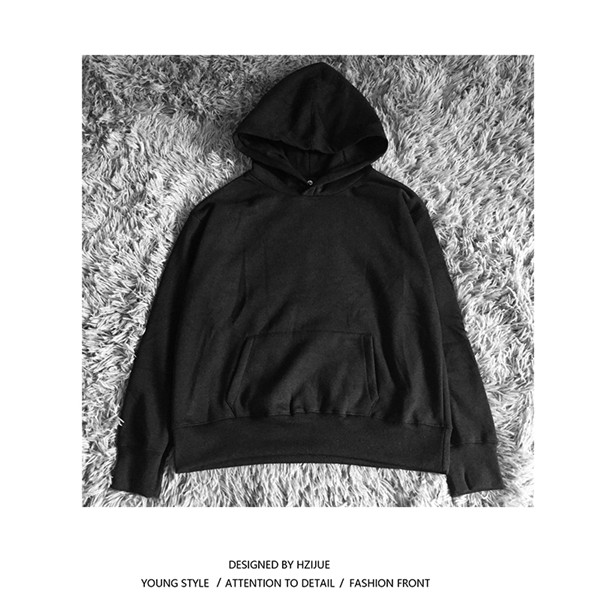 HZIJUE 2018 New brand Hoodie Streetwear Hip Hop Black/Green/Khaki Mens Casual Autumn Spring Hoodies and Sweatshirts Size S-XL