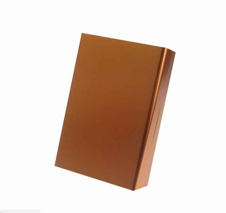 Slide Cigarette Box Aluminum Alloy Metal Storage Case Holding 20pcs Capacity Automatic Elastic Cover Five Color Smoking Tool