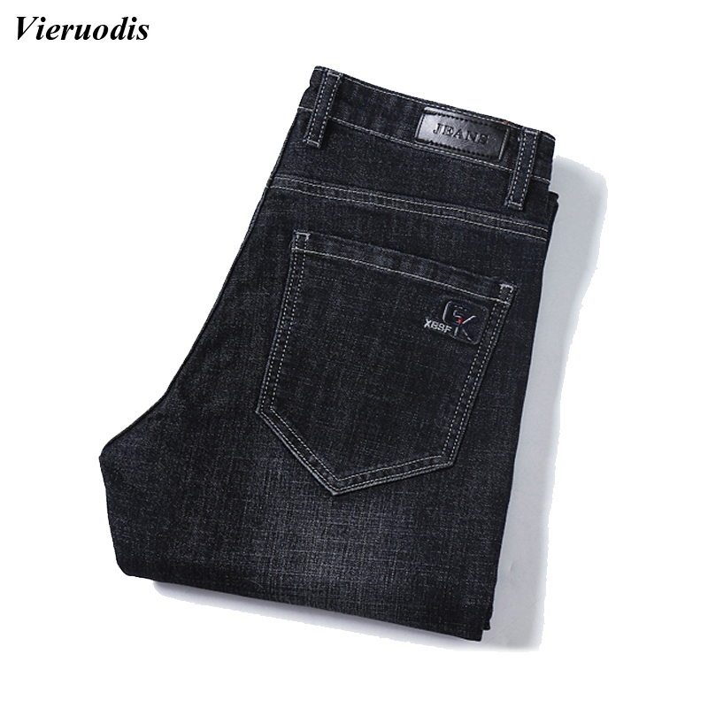 Men high-end quality trousers straight slim fashion bottoms male streetwear denim men clothes distressed jeans Leisure pants, Black
Men high-end quality trousers straight slim fashion bottoms male streetwear denim men clothes distressed jeans Leisure pants, Black