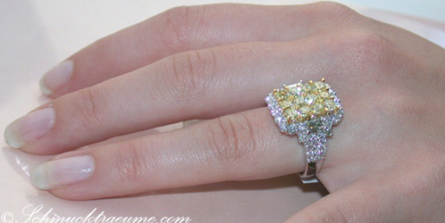 Sparkling Luxury Jewelry Promise Ring for Women 925 Sterling Silver Filled Full CZ Crystal Party Wedding Engagment Band Finger Rings Gift