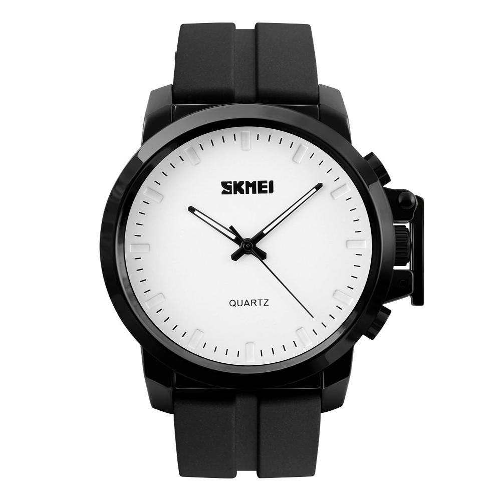 SKMEI Brand Big Dial Quartz Watch Man Luxury Silicone Strap Fashion Casual Waterproof Wristwatches Mens Fashion Clock 1208, Slivery;brown
SKMEI Brand Big Dial Quartz Watch Man Luxury Silicone Strap Fashion Casual Waterproof Wristwatches Mens Fashion Clock 1208, Slivery;brown