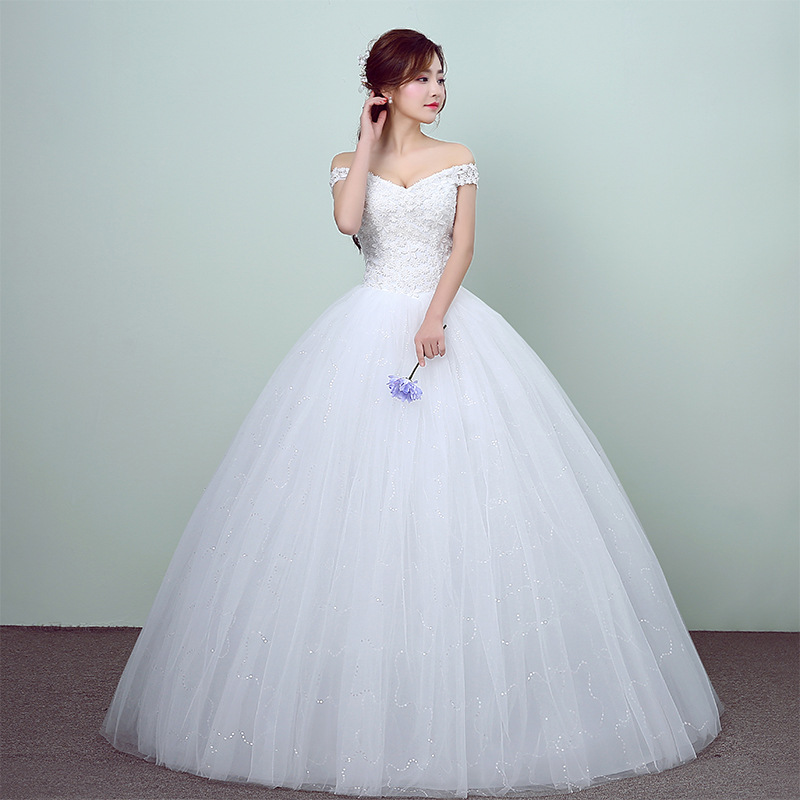 Custom Wedding Dress 2017 New Arrival Fashion Simple Sexy Boat Neck White Lace Princess China Bridal Gowns Vestidos De Novia
Custom Wedding Dress 2017 New Arrival Fashion Simple Sexy Boat Neck White Lace Princess China Bridal Gowns Vestidos De Novia