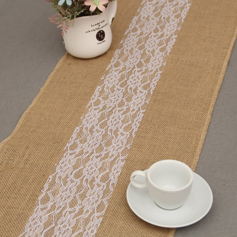 Vintage Linen Burlap Jute Lace New Year Table Runners For Christmas Wedding 30cmx275cm Chemin De Table Restaurant Home Decor
Vintage Linen Burlap Jute Lace New Year Table Runners For Christmas Wedding 30cmx275cm Chemin De Table Restaurant Home Decor