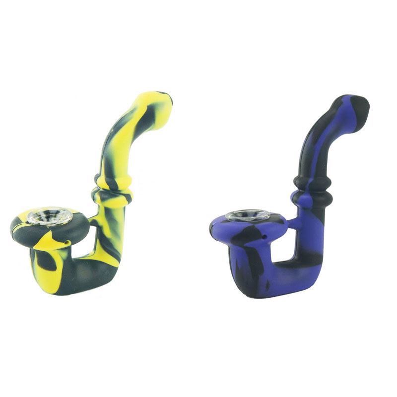 Indestructible Silicone Sherlock Pipe 11.5x4.5cm Silicone Hookah Shisha Tube Filter Water Smoking Tobacco Pipe With Glass Bowl - Mix Colors
Indestructible Silicone Sherlock Pipe 11.5x4.5cm Silicone Hookah Shisha Tube Filter Water Smoking Tobacco Pipe With Glass Bowl - Mix Colors