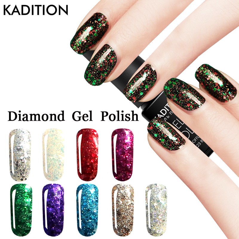 KADITION New Beauty 7ml Nail Gel Polish 3D Diamond Semi Permanant Soak Off UV LED 20 Colorful Magnet for Gel Varnish Art Lacquer, 61white 
KADITION New Beauty 7ml Nail Gel Polish 3D Diamond Semi Permanant Soak Off UV LED 20 Colorful Magnet for Gel Varnish Art Lacquer, 61white