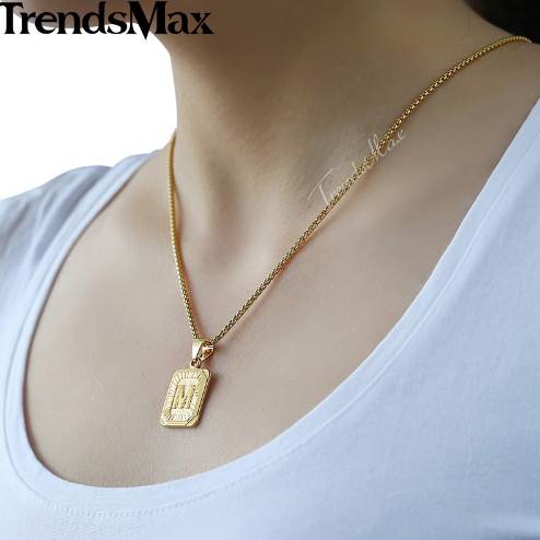 Trendsmax A-Z 26 Initial Letters Pendant Charm Women's Necklace Silver Gold Rose Gold Jewelry for Women Men GP36
Trendsmax A-Z 26 Initial Letters Pendant Charm Women's Necklace Silver Gold Rose Gold Jewelry for Women Men GP36