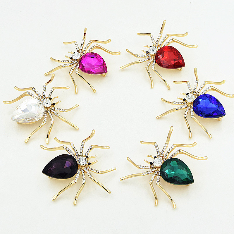 Unique Design spider CZ Diamond Brooch Attractive Crystal Brooches Pin For Women Men Fine Jewelry Gift Free Shipping
Unique Design spider CZ Diamond Brooch Attractive Crystal Brooches Pin For Women Men Fine Jewelry Gift Free Shipping