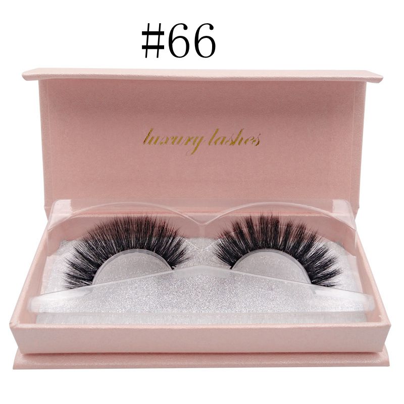 1 Pair natural long eyelashes 1 box 3d false eyelashes mnk 3d lashes volume soft lashes eyelash extension J1628